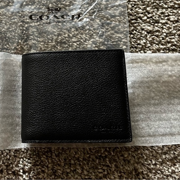 NWT Coach Men's 3 in 1 Leather Wallet - Picture 3 of 6